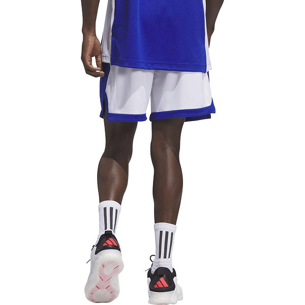 Adidas Pulse Speed Basketballshort Herren - Weiß / Royal