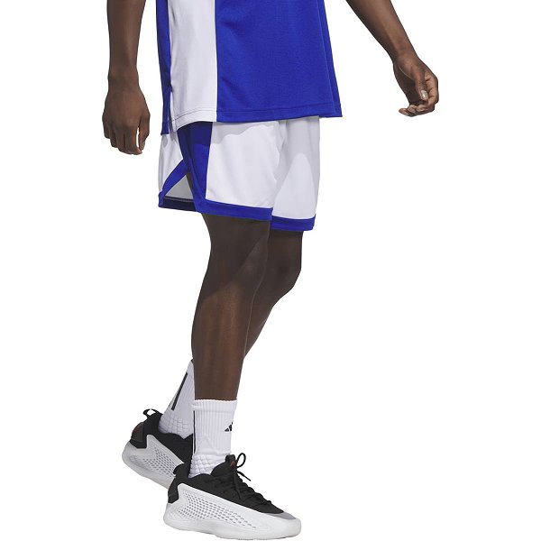 Adidas Pulse Speed Basketballshort Herren - Weiß / Royal