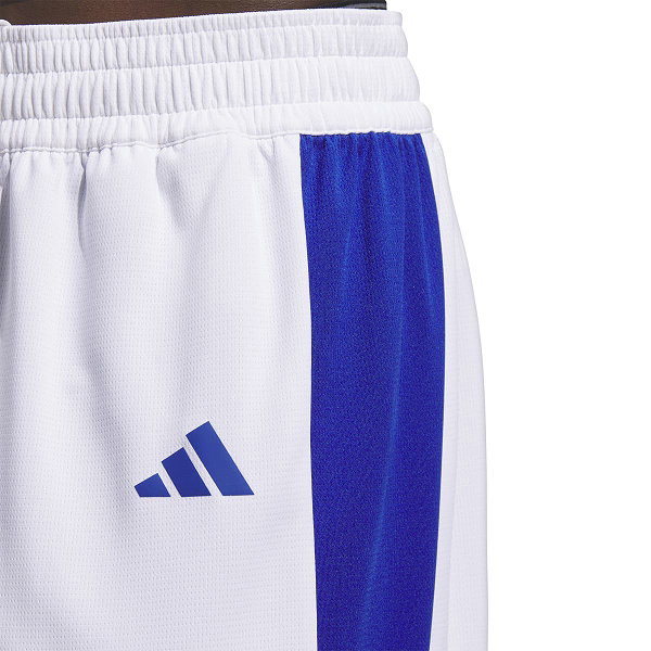 Adidas Pulse Speed Basketballshort Herren - Weiß / Royal