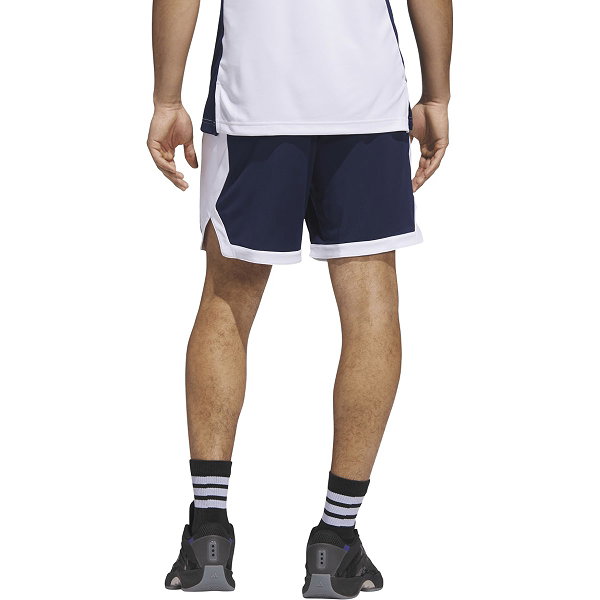 Adidas Pulse Speed Basketballshort Herren - Marine / Weiß