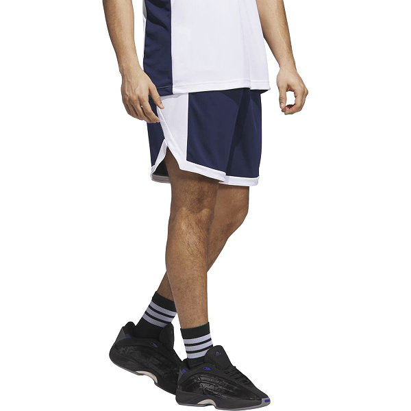 Adidas Pulse Speed Basketballshort Herren - Marine / Weiß