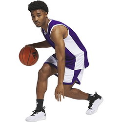 Présentation: Adidas Pulse Speed Short De Basketball Hommes - Blanc / Mauve