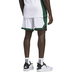 Voorvertoning: Adidas Pulse Speed Basketbalshort Heren - Wit / Groen