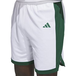 Voorvertoning: Adidas Pulse Speed Basketbalshort Heren - Wit / Groen