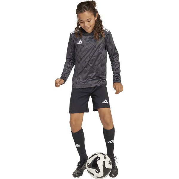 Adidas Team Icon 25 Voetbalshirt Lange Mouw Kinderen - Zwart