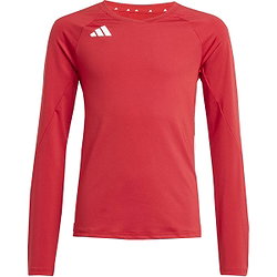Voorvertoning: Adidas Hilo Long Sleeve Volleybalshirt Kinderen - Rood / Wit