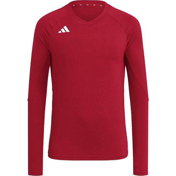 Adidas Hilo Long Sleeve Volleybalshirt Kinderen - Rood / Wit
