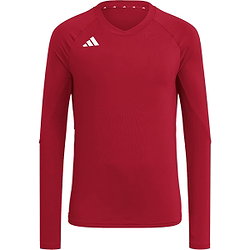 Voorvertoning: Adidas Hilo Long Sleeve Volleybalshirt Kinderen - Rood / Wit