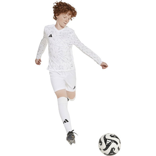 Adidas Team Icon 25 Voetbalshirt Lange Mouw Kinderen - Wit