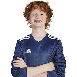 Voorvertoning: Adidas Team Icon 25 Voetbalshirt Lange Mouw Kinderen - Marine