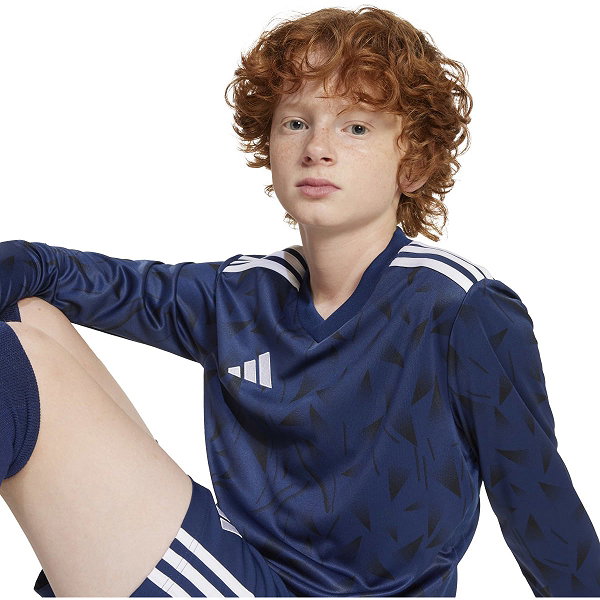 Adidas Team Icon 25 Voetbalshirt Lange Mouw Kinderen - Marine