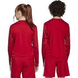 Voorvertoning: Adidas Team Icon 25 Voetbalshirt Lange Mouw Kinderen - Rood / Wit