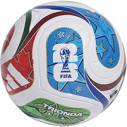Adidas Fifa World Cup 26 Trionda League Boxed Ballon D'entraînement - Blanc / Royal / Rouge