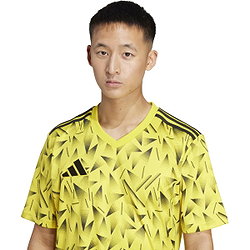 Vorschau: Adidas Team Icon 25 Trikot Kurzarm Herren - Gelb / Schwarz