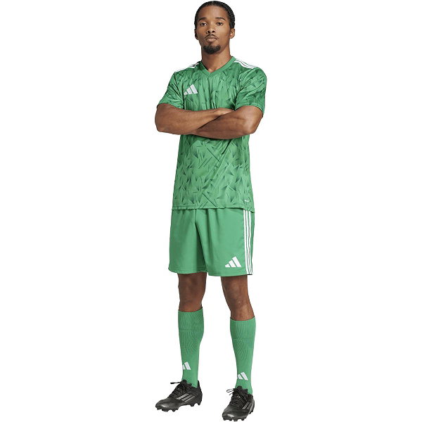 Adidas Team Icon 25 Maillot Manches Courtes Hommes - Vert / Blanc