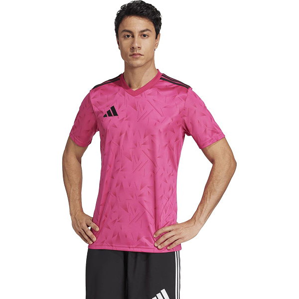 Adidas Team Icon 25 Trikot Kurzarm Herren - Rosa / Schwarz
