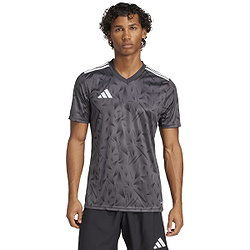 Présentation: Adidas Team Icon 25 Maillot Manches Courtes Hommes - Noir / Blanc