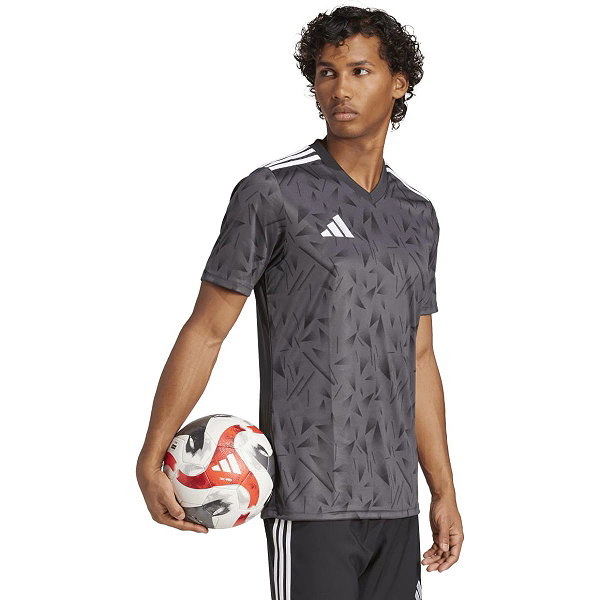 Adidas Team Icon 25 Maillot Manches Courtes Hommes - Noir / Blanc