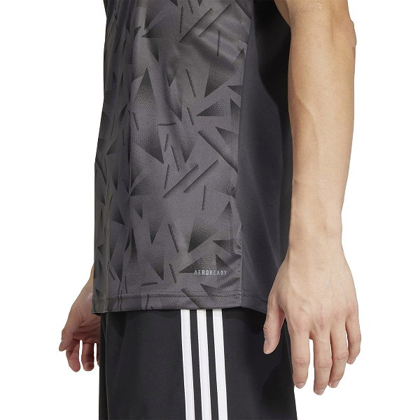 Adidas Team Icon 25 Trikot Kurzarm Herren - Schwarz / Gold