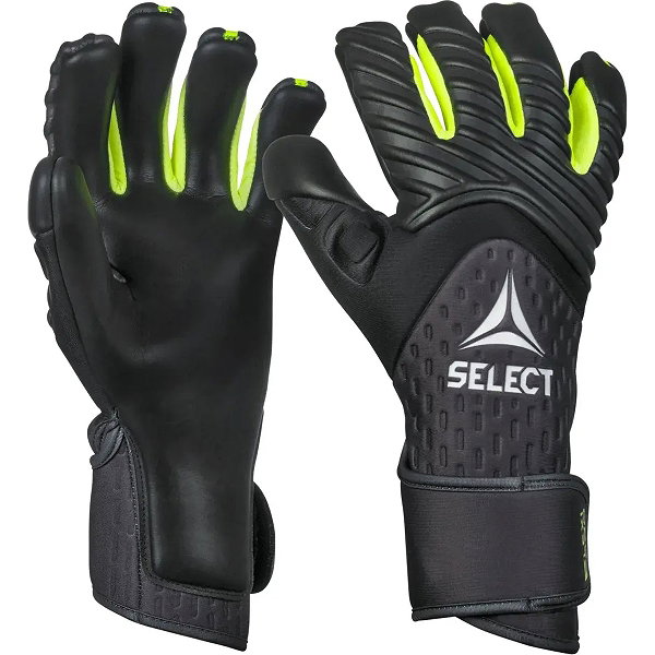 Select 90 Flexi Pro V26 Keepershandschoenen - Zwart / Fluogeel