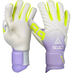 Select 089 Women V26 Gants De Gardien Femmes - Blanc / Mauve / Jaune Fluo