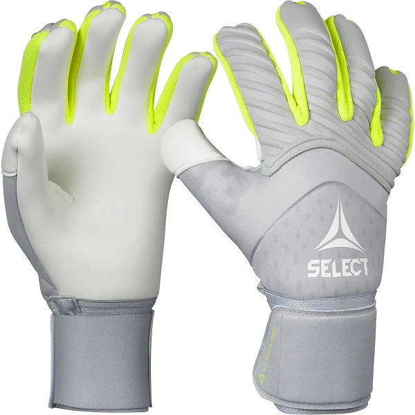 Select 33 Allround V26 Gants De Gardien - Blanc / Gris / Jaune Fluo