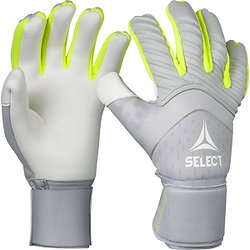 Select 33 Allround V26 Gants De Gardien - Blanc / Gris / Jaune Fluo