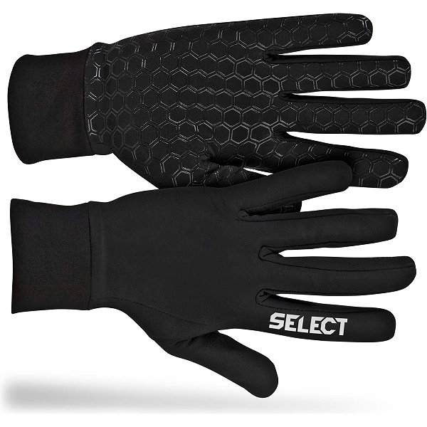 Select Player Gloves III Spelershandschoenen Kinderen - Zwart