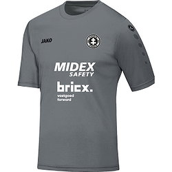 Jako Team Shirt Korte Mouw Heren - Steengrijs