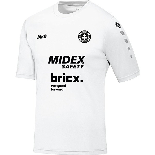 Jako Team Shirt Korte Mouw Kinderen - Wit