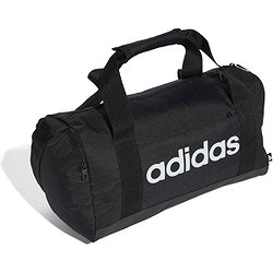 Adidas Linear Duffel Xs Sporttas Met Zijvak - Zwart / Wit