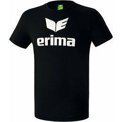 Erima Promo T-Shirt Kinder - Schwarz / Weiß