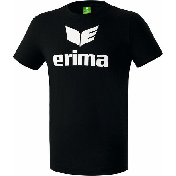 Erima Promo T-Shirt Heren - Zwart / Wit