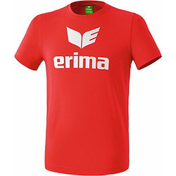 Erima Promo T-Shirt Hommes - Rouge / Blanc
