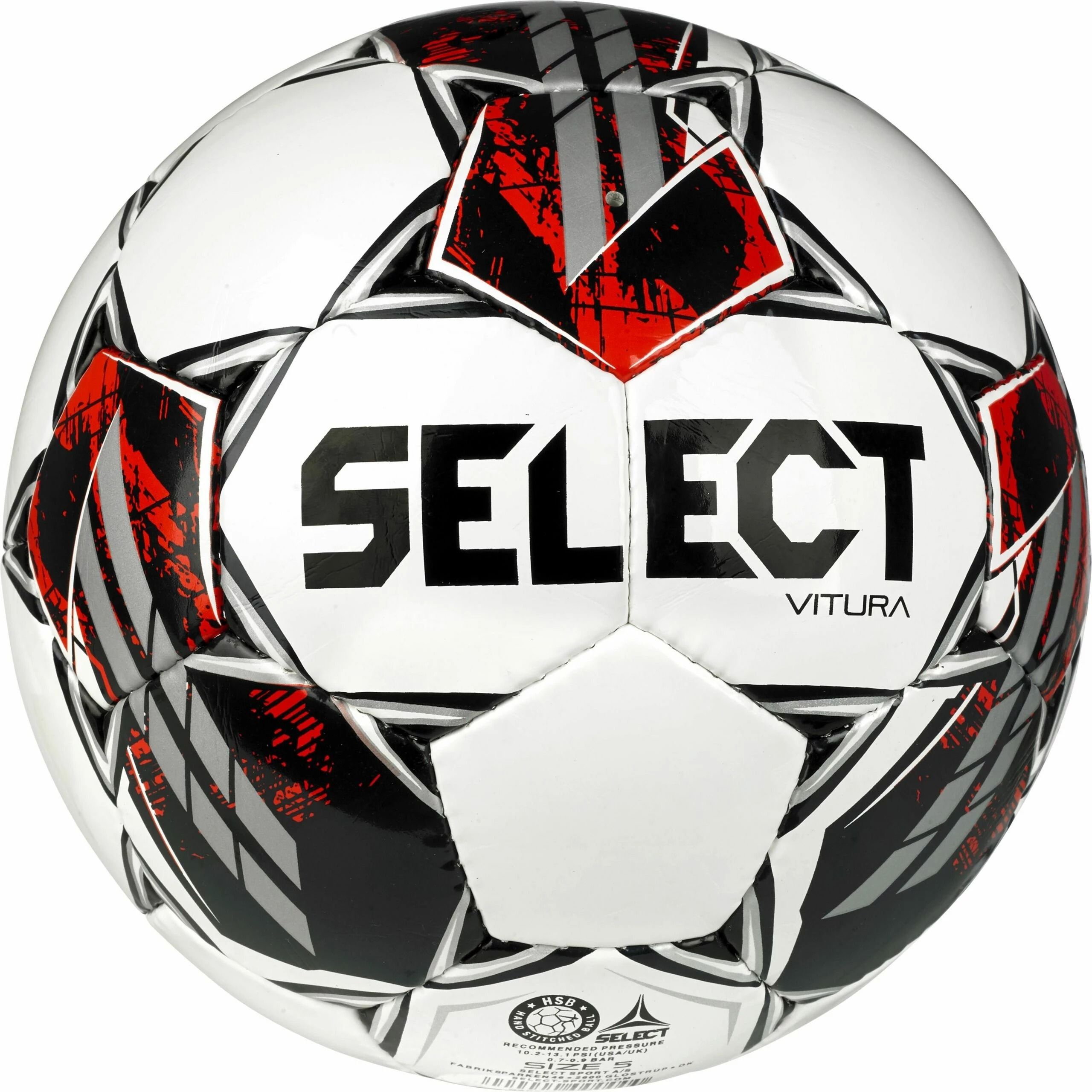 Select V23 Trainingsbal voor | Wit - Rood | Teamswear