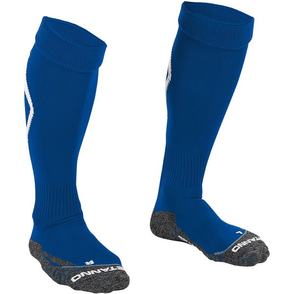 Stanno Forza Chaussettes De Football - Blanc / Royal