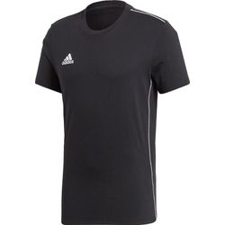 Adidas Core 18 Basic T-Shirt Heren - Zwart