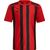 Adidas Striped 21 Shirt Korte Mouw Kinderen - Rood / Zwart