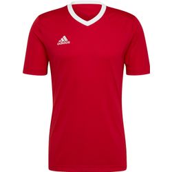 Adidas Entrada 22 Maillot Manches Courtes Hommes - Rouge / Blanc