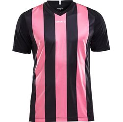 Craft Progress Stripe Shirt Korte Mouw Heren - Zwart / Roze