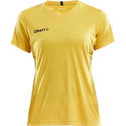 Craft Squad Shirt Korte Mouw Dames - Geel