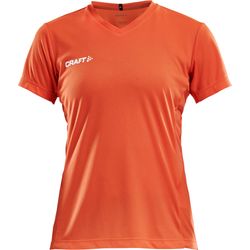 Craft Squad Shirt Korte Mouw Dames - Oranje