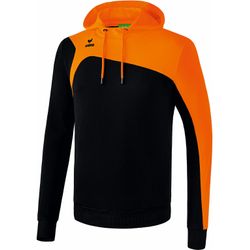 Erima Club 1900 2.0 Sweatshirt Met Capuchon Kinderen - Zwart / Oranje
