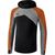 Erima Premium One 2.0 Sweatshirt Met Capuchon Heren - Zwart / Grey Melange / Neon Oranje