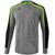 Erima Liga 2.0 Sweatshirt Heren - Grey Melange / Zwart / Green Gecko