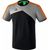 Erima Premium One 2.0 T-Shirt Heren - Zwart / Grey Melange / Neon Oranje