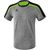 Erima Liga 2.0 T-Shirt Kinderen - Grey Melange / Zwart / Green Gecko