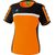 Erima 5-Cubes T-Shirt Dames - Oranje / Zwart / Wit