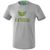 Erima Essential T-Shirt Heren - Licht Grey Melange / Twist Of Lime