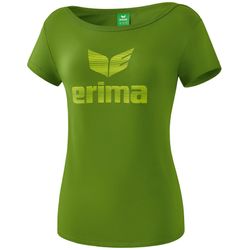 Erima Essential T-Shirt Dames - Twist Of Lime / Lime Pop